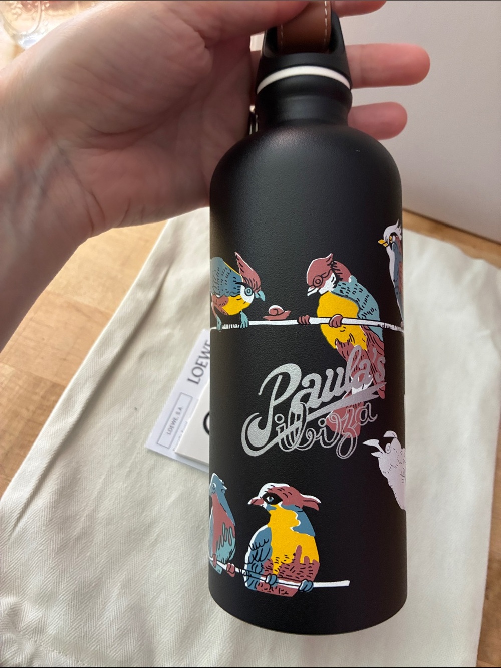 NIB Loewe Paula's Ibiza Parrot Sigg Water Bottle! - Picture 7 of 9